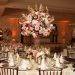 Large Flower Centerpieces in Tall Vases